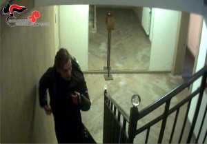 160804 H Cristallo - Urso fugge dalla scala interna della SPA