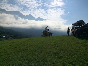 La zona delle ricerche.