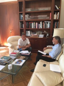Incontro a Roma tra il deputato bellunese De Menech e il ministro Delrio.