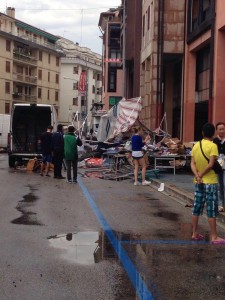 Immagini del maltempo a Conegliano 5 agosto 2016 - Fotoi Radio Top Oderzo