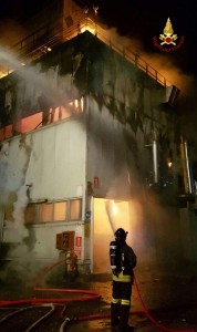 incendio alla CEB